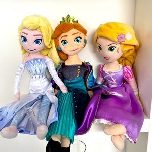 Disney Princess Plush Dolls Bundle